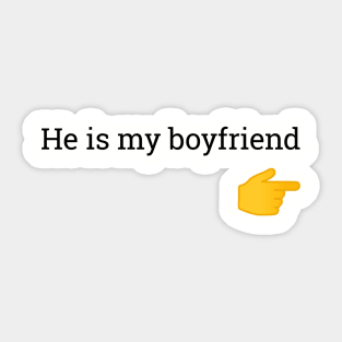 boyfriend couple Sticker